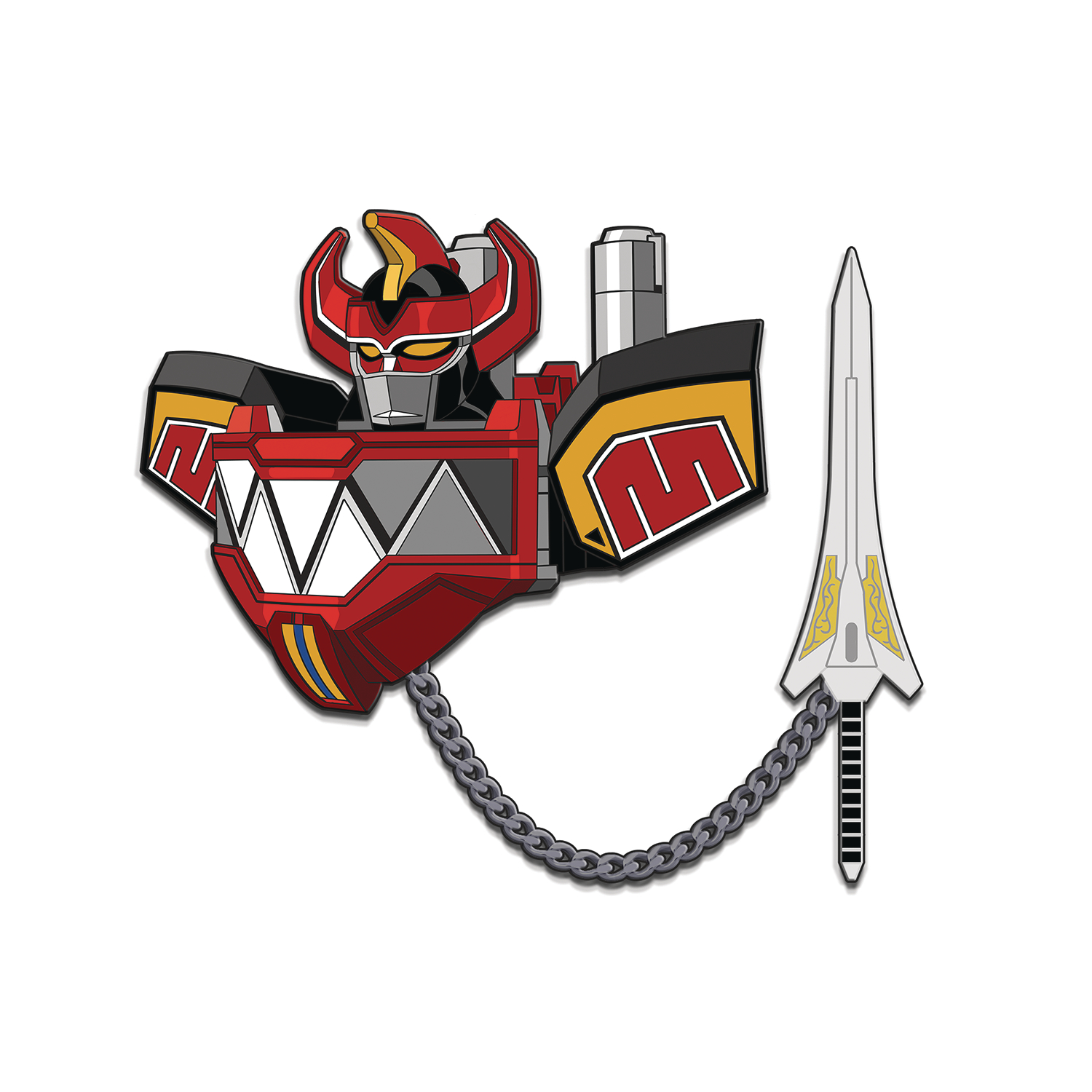 Power Rangers Megazord Enamel Pin