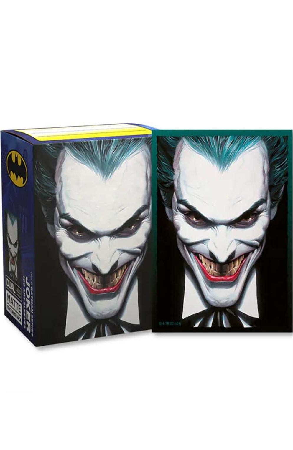 Dragon Shield: Batman 85th Anniversary Dual Matte Sleeves Standard - Joker (100)