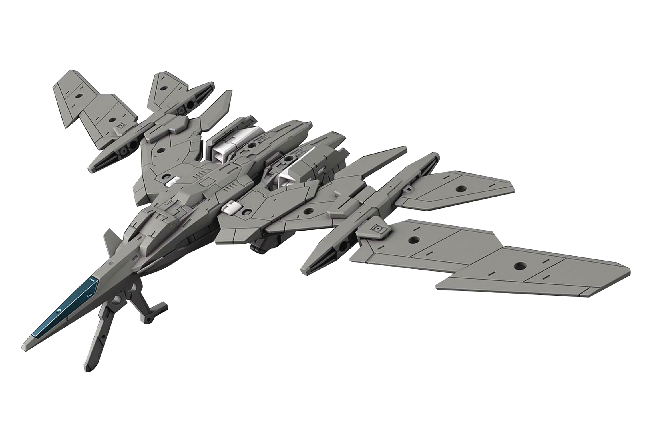 30 Minute Mission Air Fighter Gray Ext Arm Vehicle Model Kit
