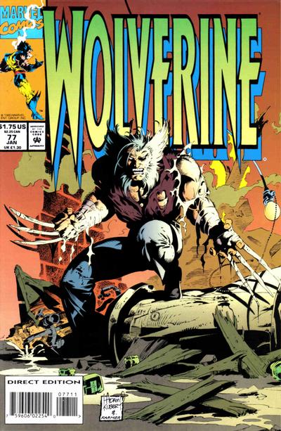 Wolverine #77 [Direct Edition]-Very Fine (7.5 – 9)