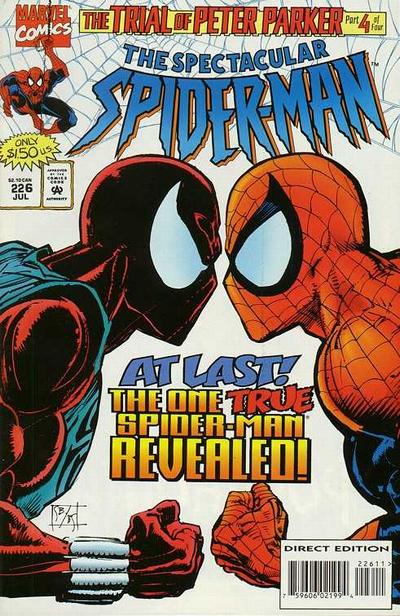 The Spectacular Spider-Man #226 [Direct Edition] Very Fine 