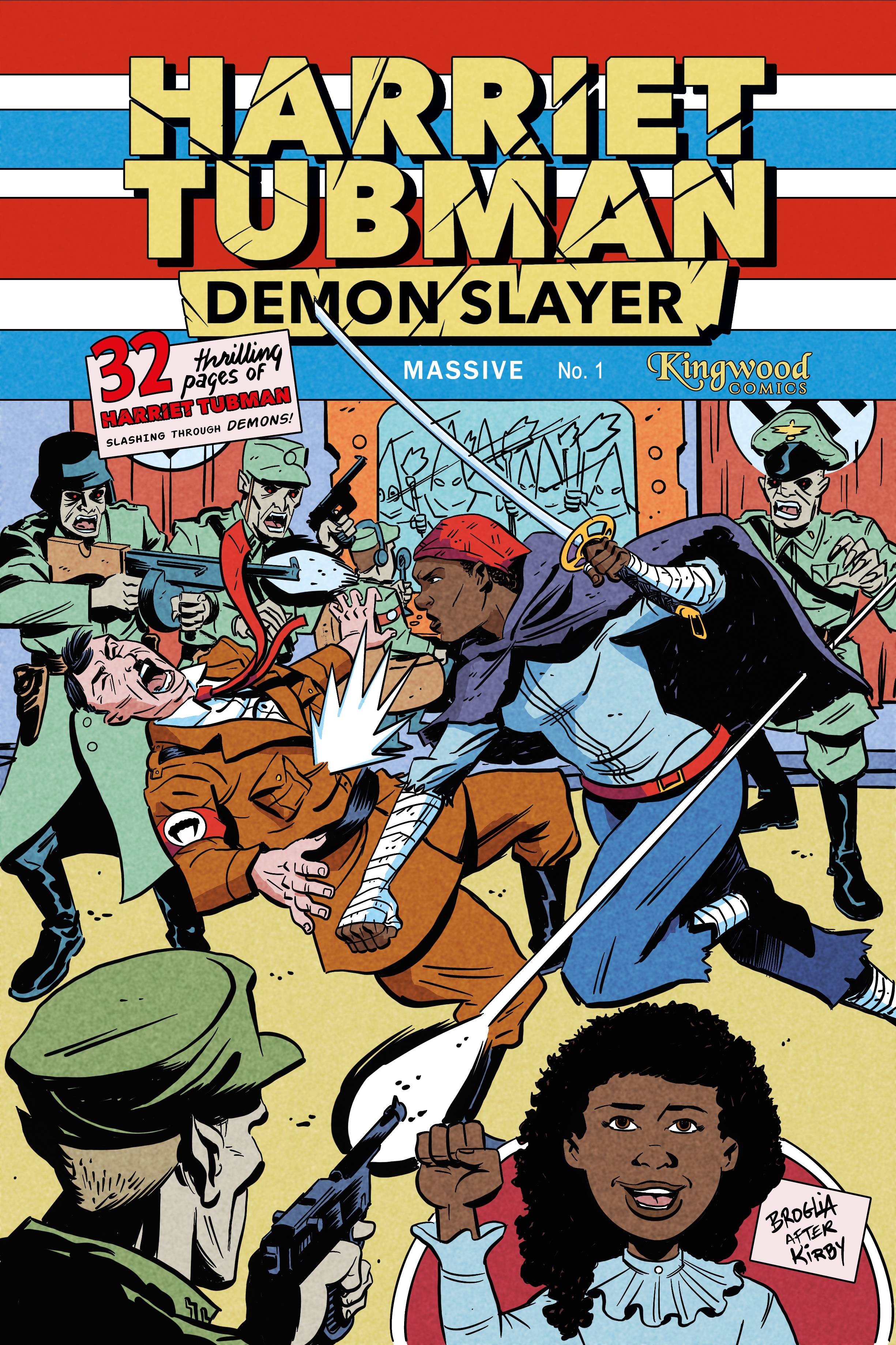 Harriet Tubman Demon Slayer #1 Cover I Kirby Homage (Mature)