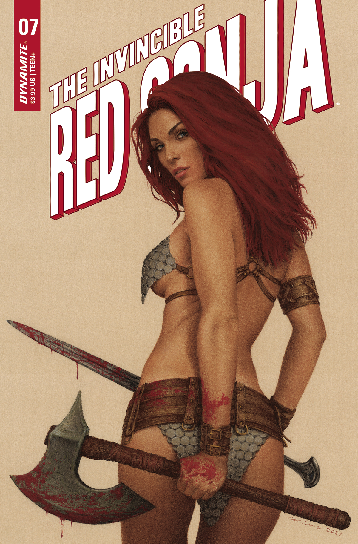 Invincible Red Sonja #7 Cover C Celina