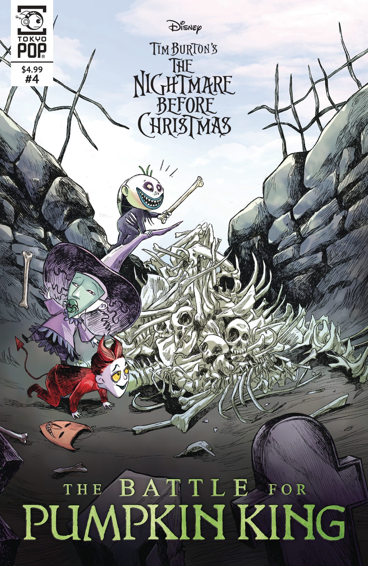 Nightmare Before Christmas Battle for the Pumpkin King #4 Cover A (Of 5)