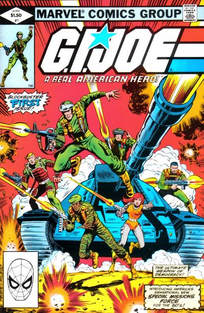 G.I. Joe, A Real American Hero #1 [Direct](1982)-Fine (5.5 – 7)