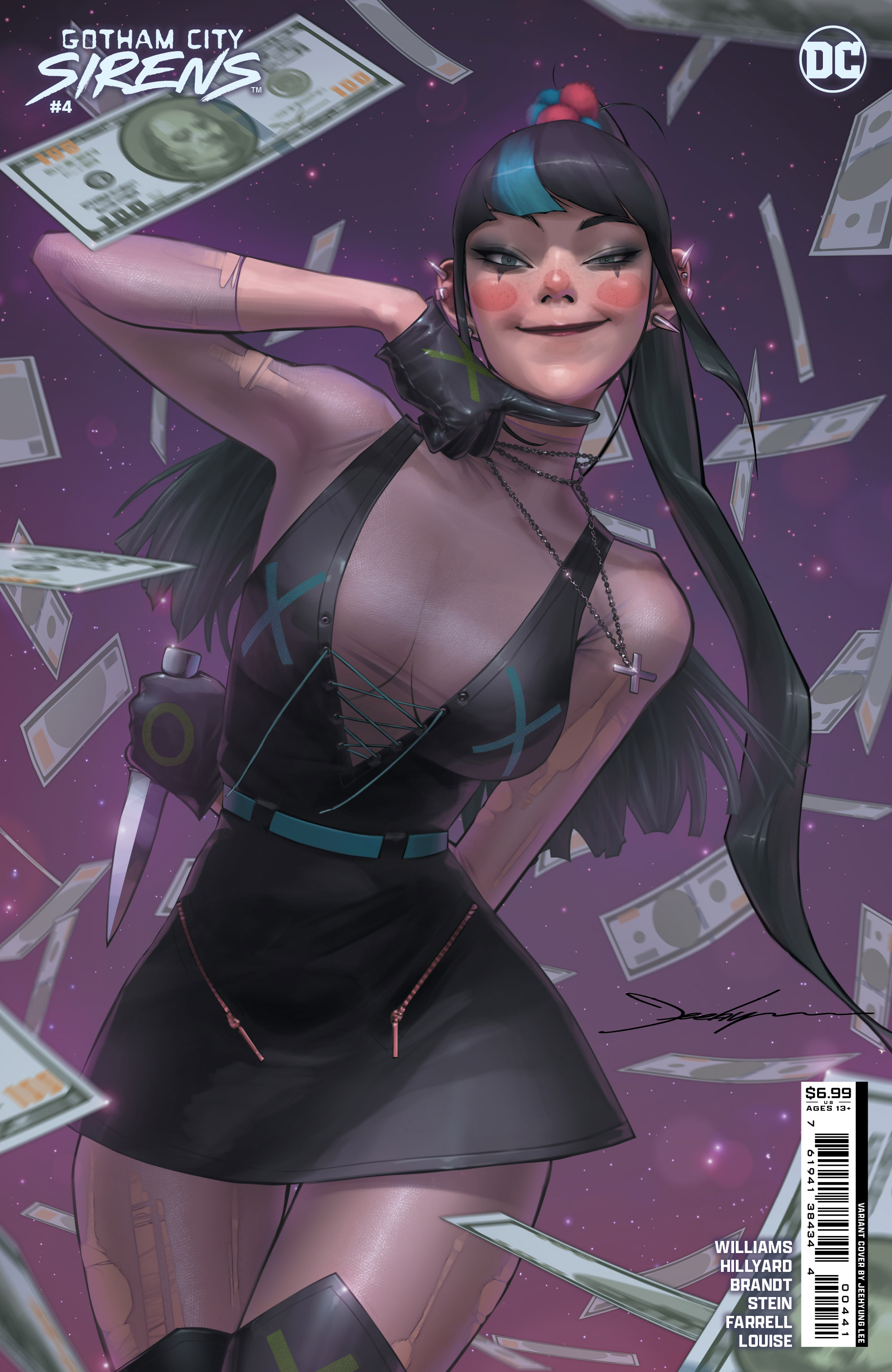 Gotham City Sirens #4 Cover C Jeehyung Lee Card Stock Variant (Of 4)