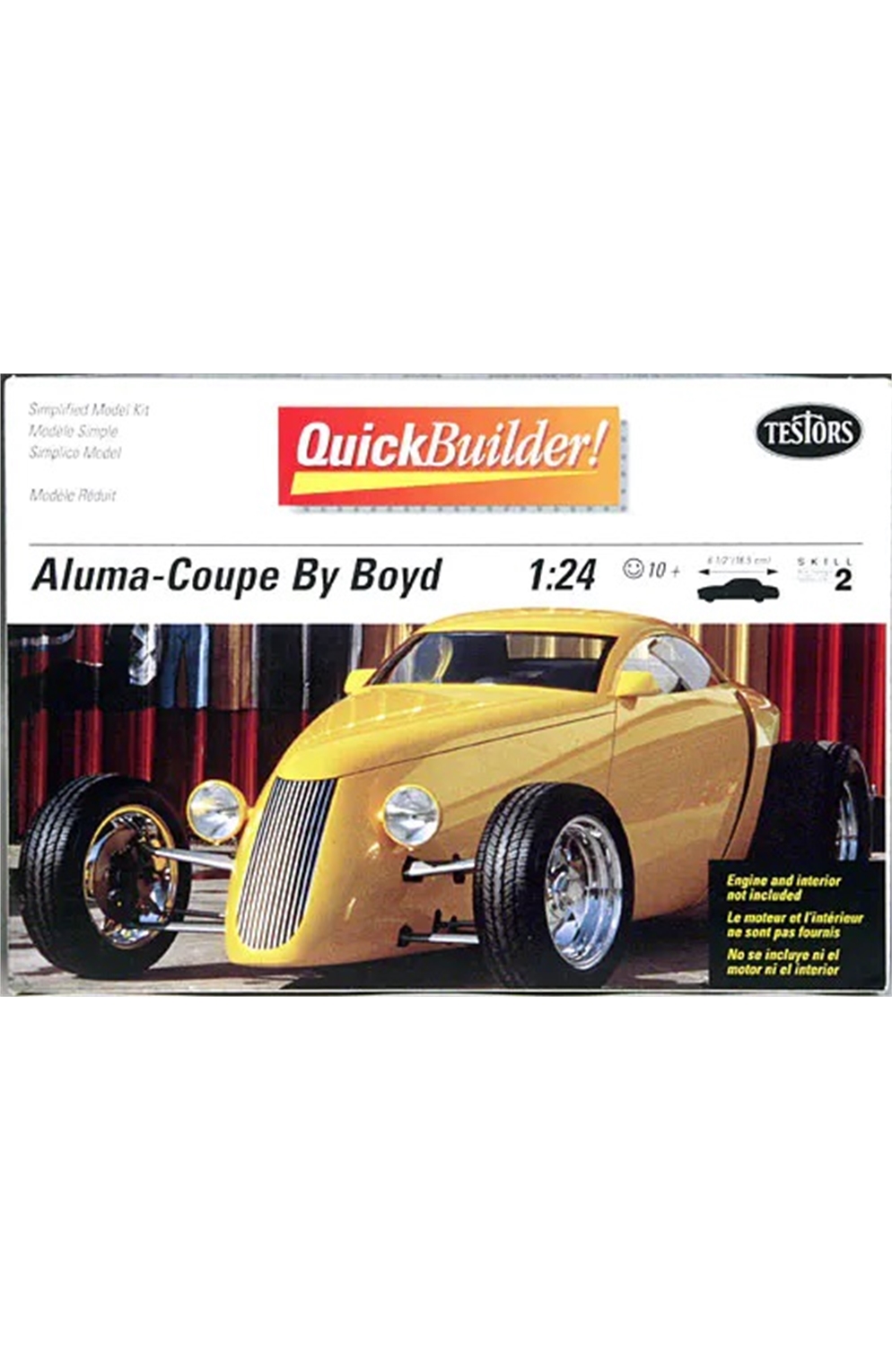 Testors Quickbuilder Aluma-Coupe By Boyd Model Kit 1:24