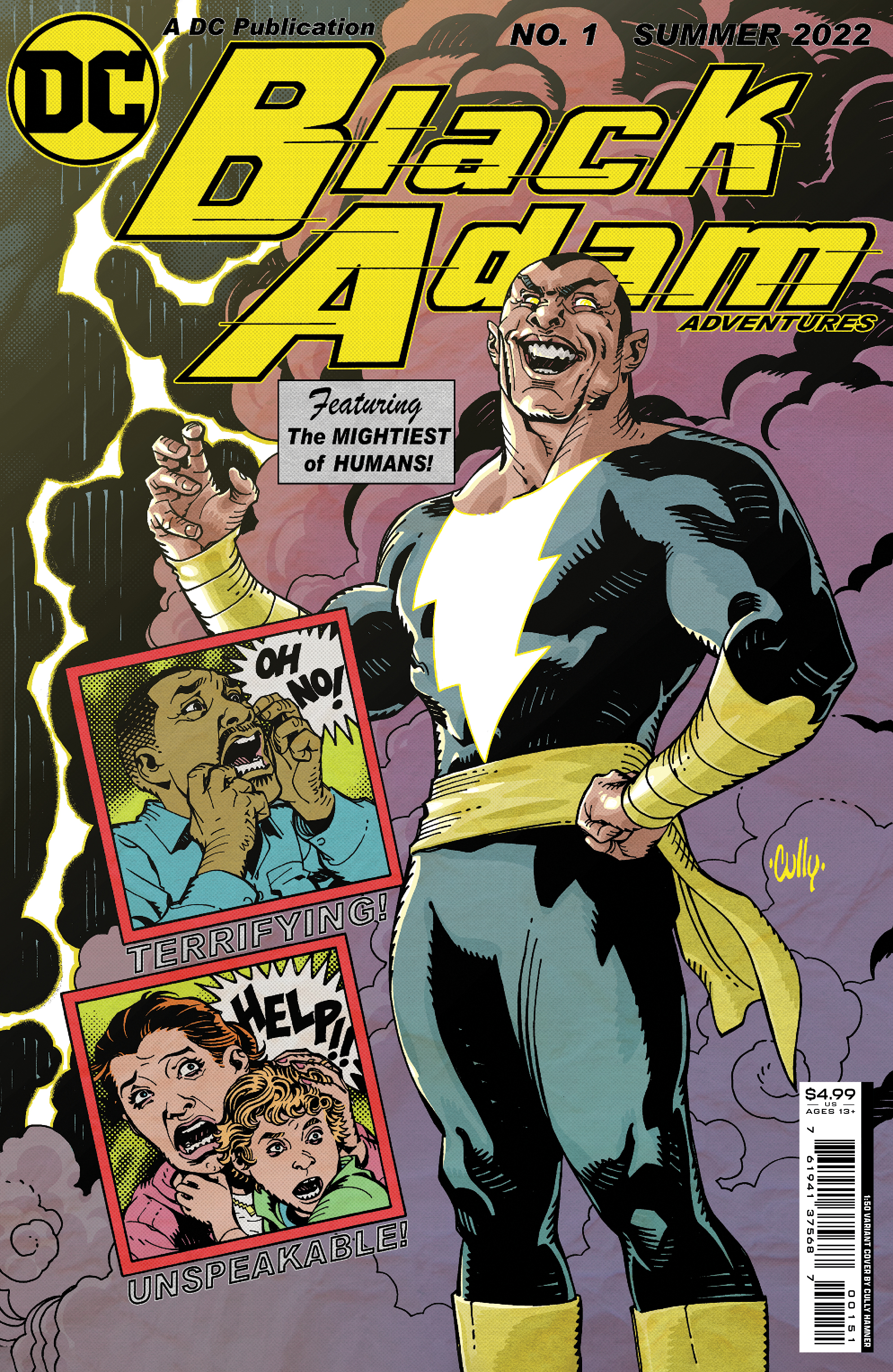 Black Adam #1 Cover G 1 For 50 Incentive Cully Hamner Card Stock Variant