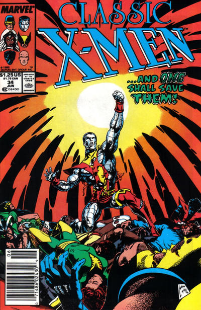 Classic X-Men #34 [Newsstand]-Near Mint (9.2 - 9.8)