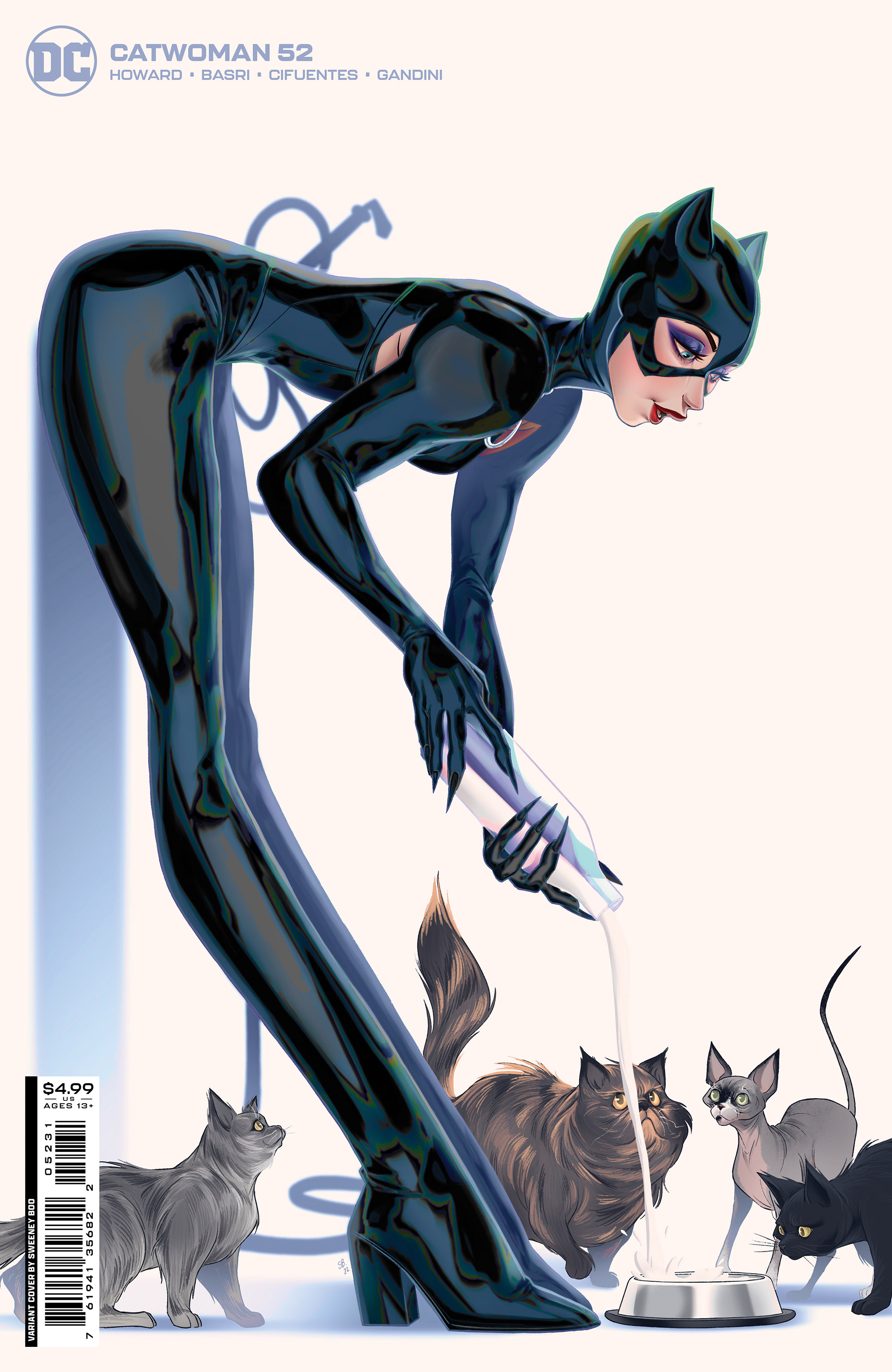 Catwoman #52 Cover C Sweeney Boo Card Stock Variant (2018)