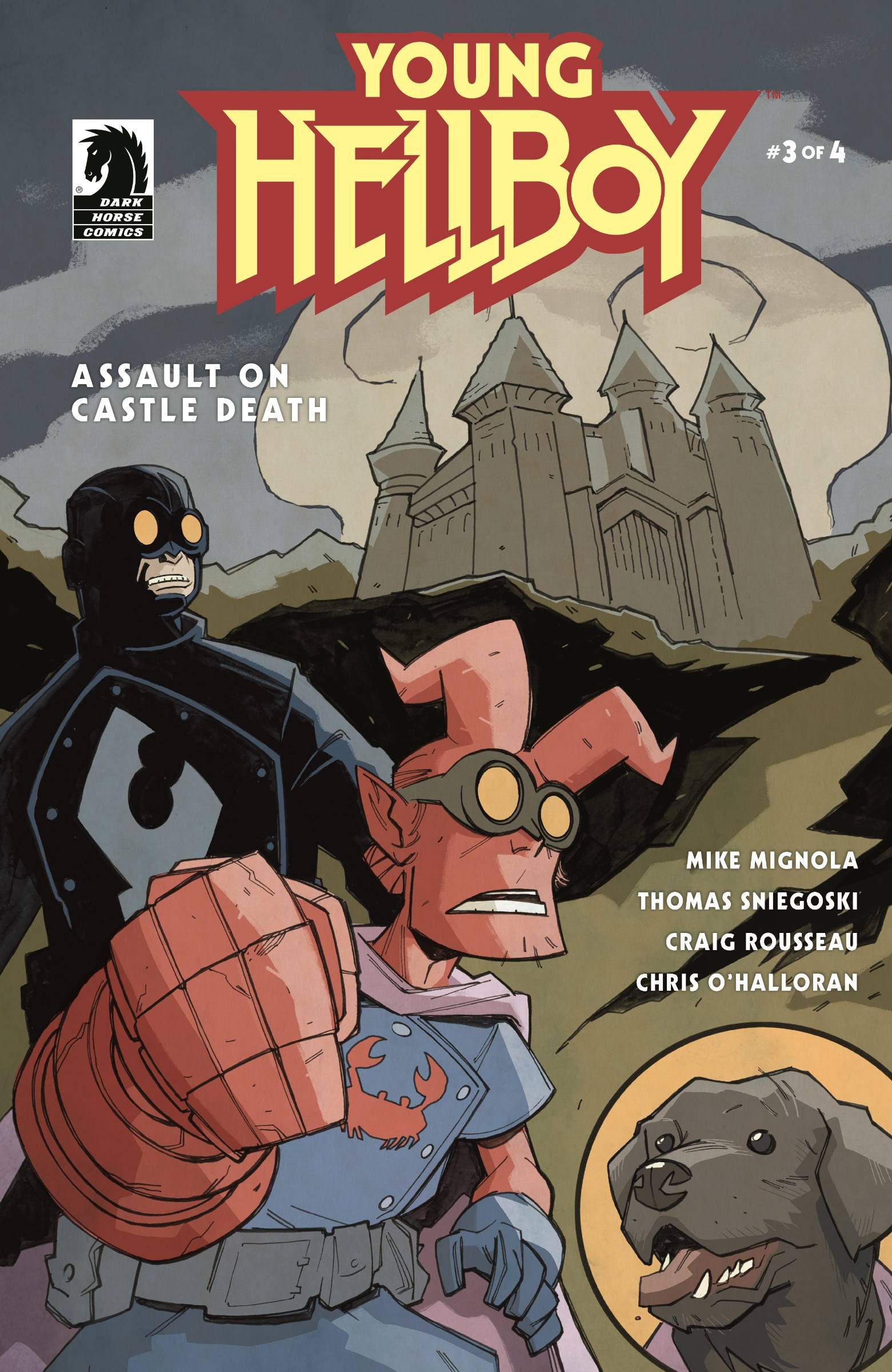 Young Hellboy Assault On Castle Death #3 Cover B Rousseau (Of 4)