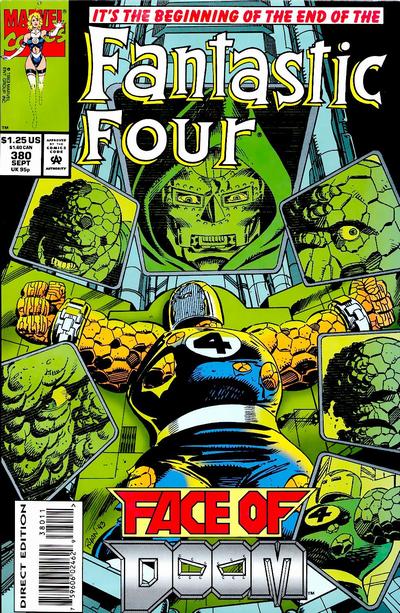 Fantastic Four #380 [Direct Edition]-Fine (5.5 – 7)