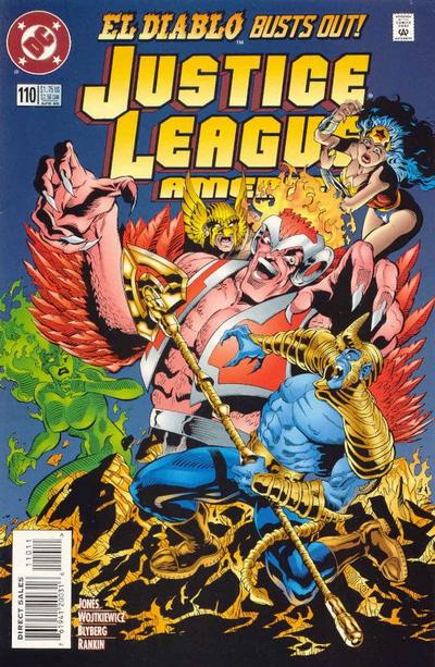 Justice League America #110-Fine (5.5 – 7) (1989)