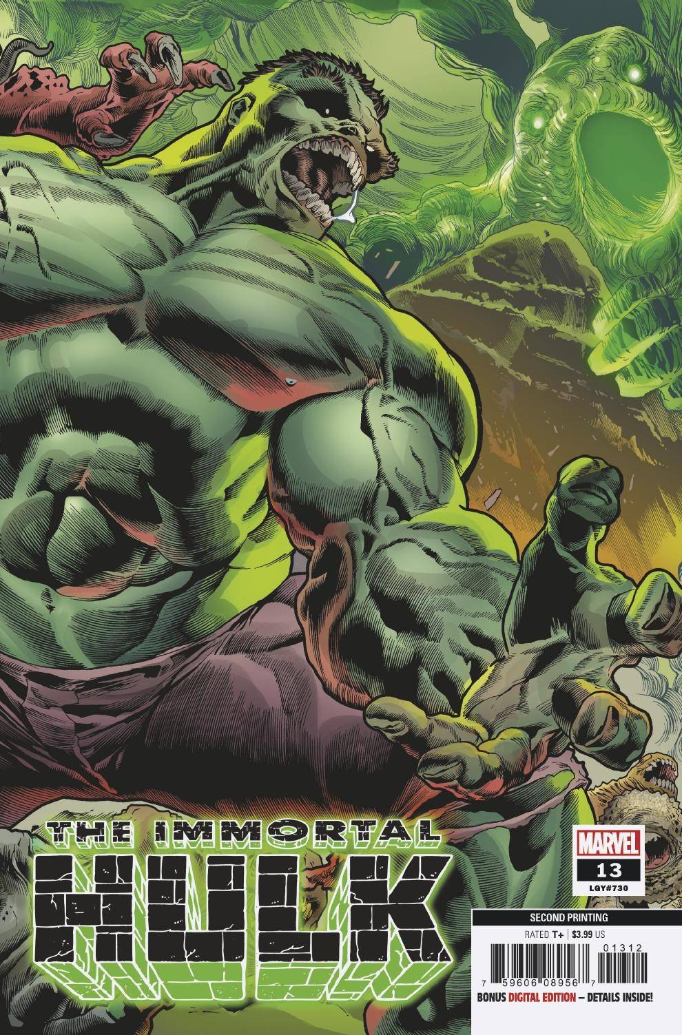 Immortal Hulk #13 2nd Printing Bennett Variant (2018)