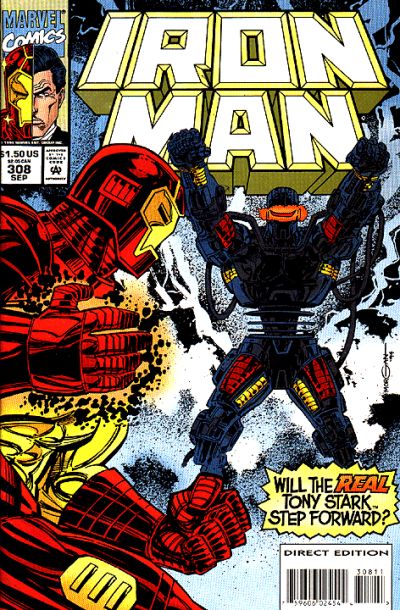 Iron Man #308 [Direct Edition]-Very Fine (7.5 – 9)