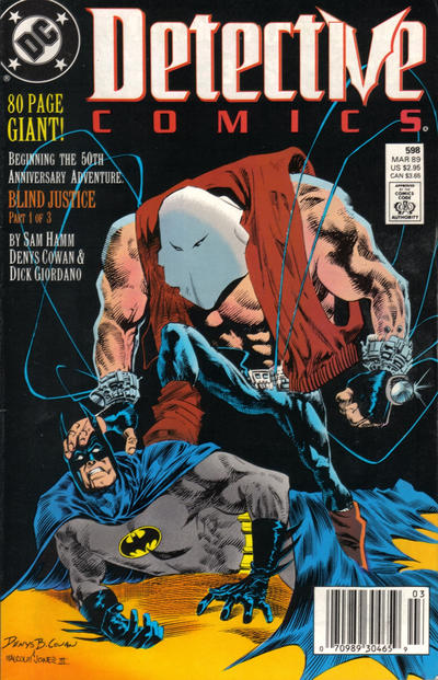 Detective Comics #598 [Newsstand]-Fine