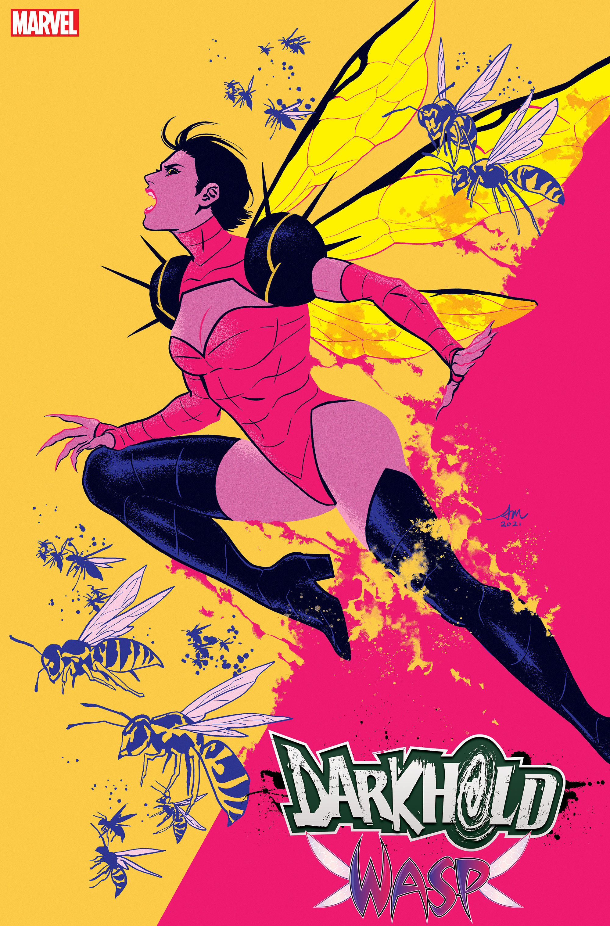 Darkhold Wasp #1 Mok Variant