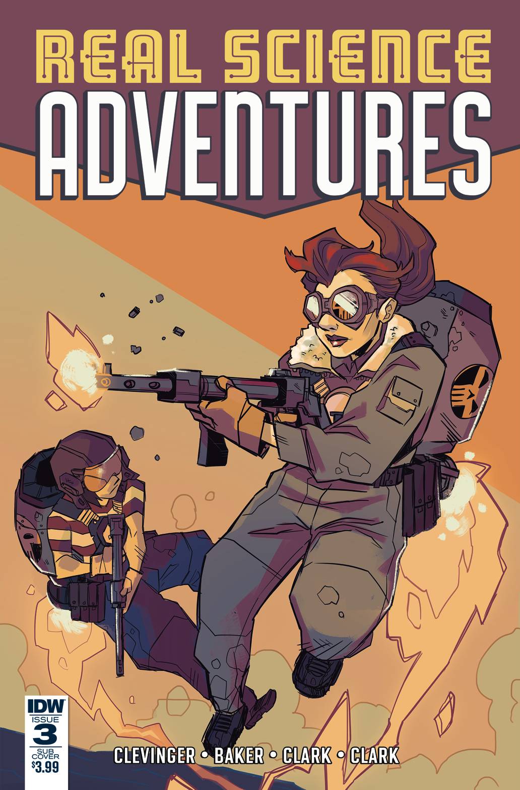 Real Science Adventures Flying She-Devils #3 Subscription Variant