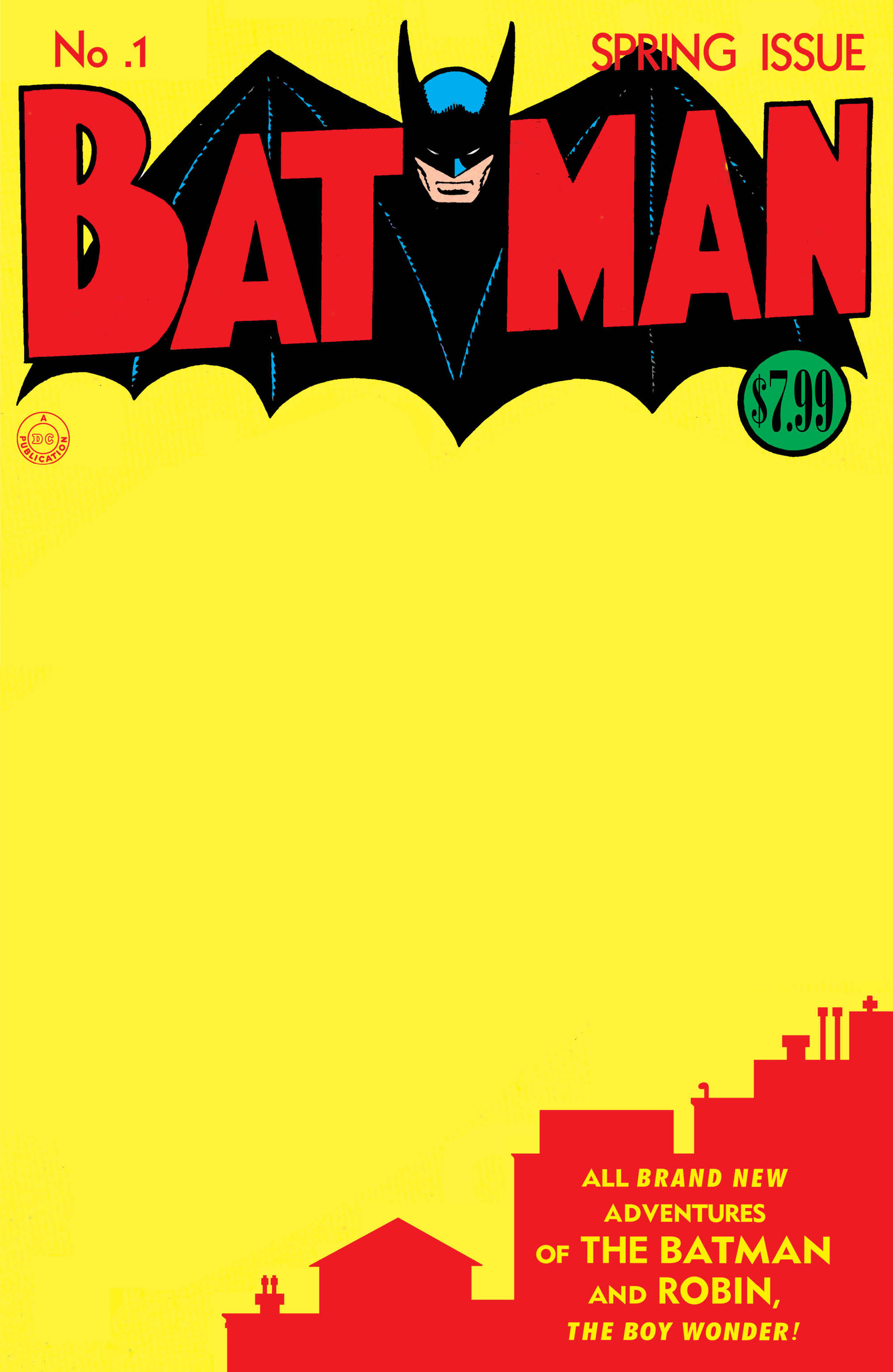 Batman #1 Facsimile Edition Cover C Blank Variant