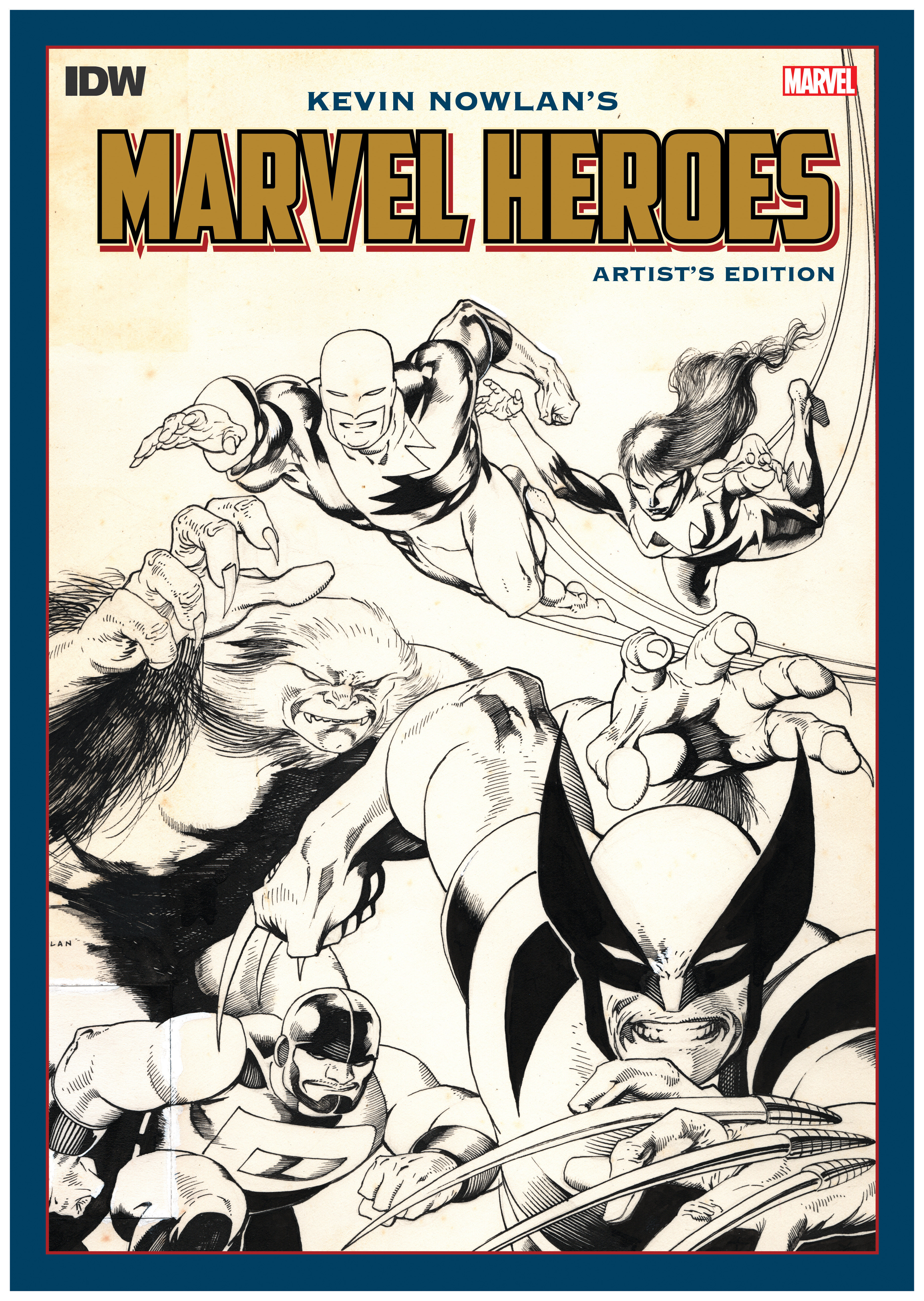 Kevin Nowlan Marvel Heroes Artist Edition Hardcover