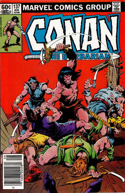 Conan The Barbarian #137 [Newsstand]-Very Good (3.5 – 5)