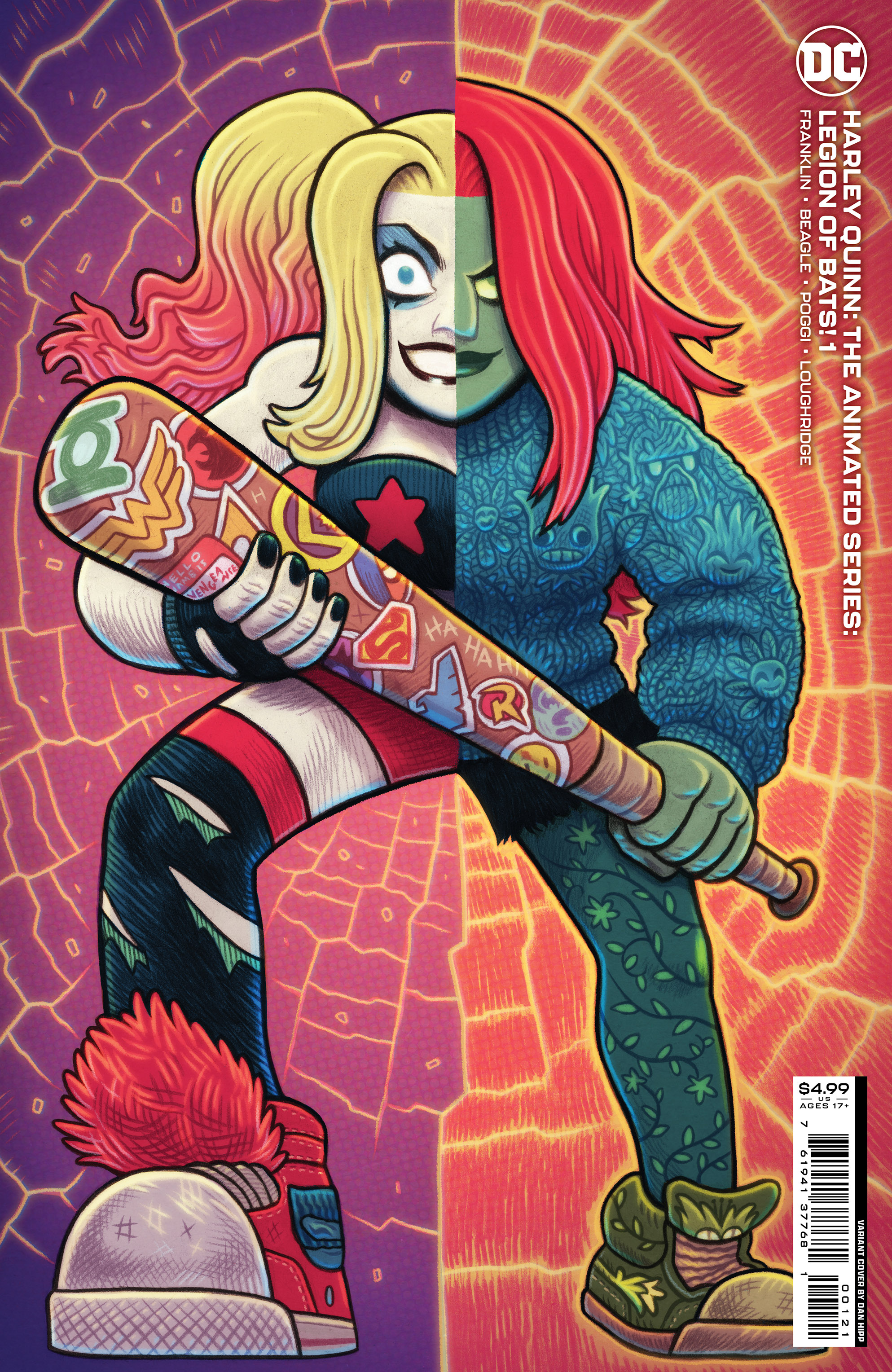 Harley Quinn The Animated Series Legion of Bats #1 Cover B Dan Hipp Card Stock Variant (Mature (Of 6)