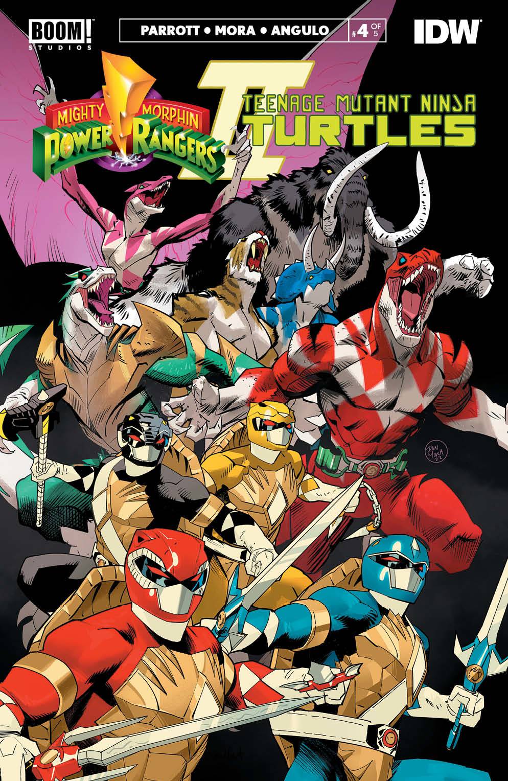 Mighty Morphin Power Rangers Teenage Mutant Ninja Turtles II #4 Cover A Mora (Of 5)