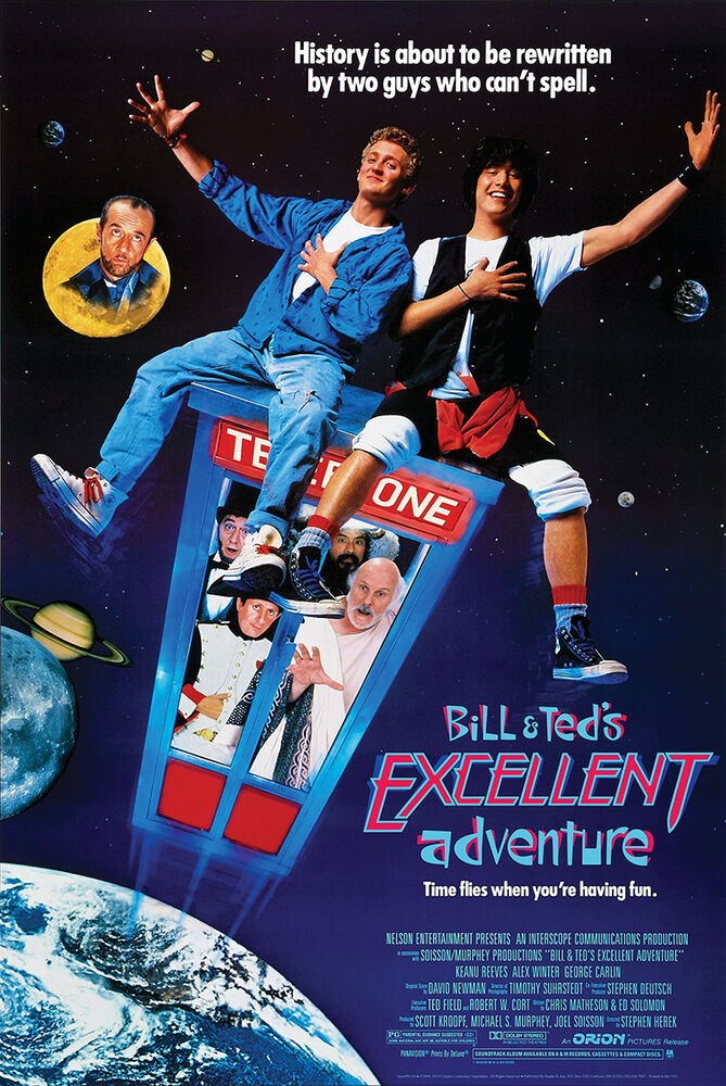 Bill & Ted's Excellent Adventure Key Art - Regular Poster