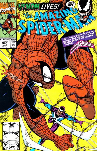 The Amazing Spider-Man #345 [Direct]-Fine