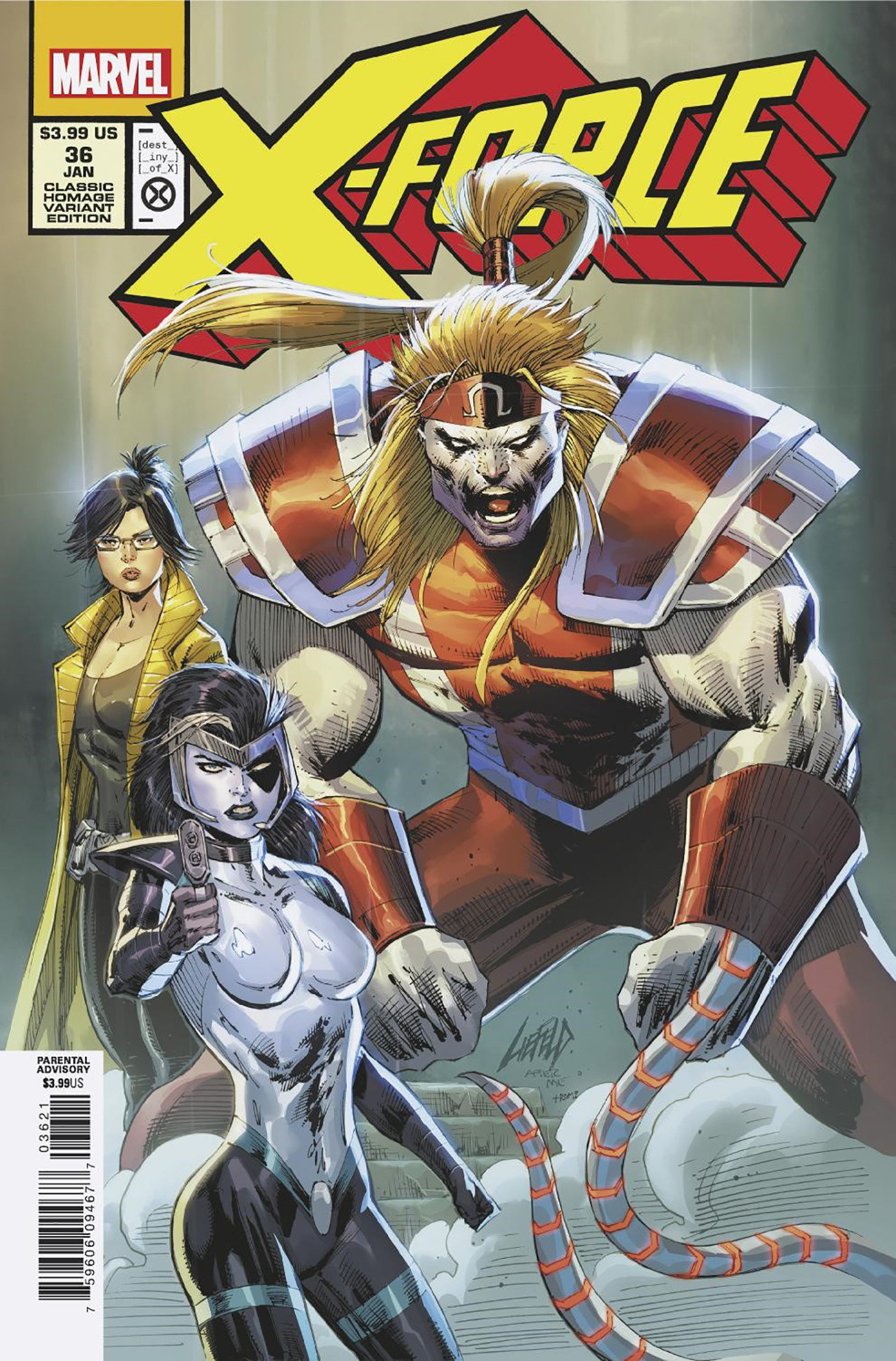 X-Force #36 Liefeld Classic Homage Variant (2020)