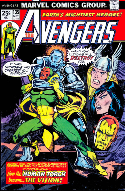 The Avengers #135 [Mark Jewelers]- G+