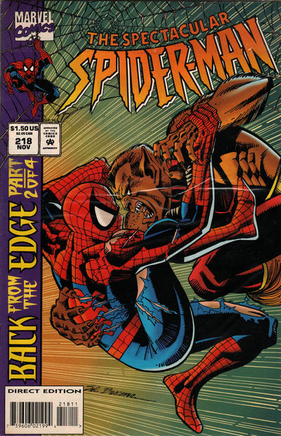 The Spectacular Spider-Man #218 [Direct Edition]-Very Fine