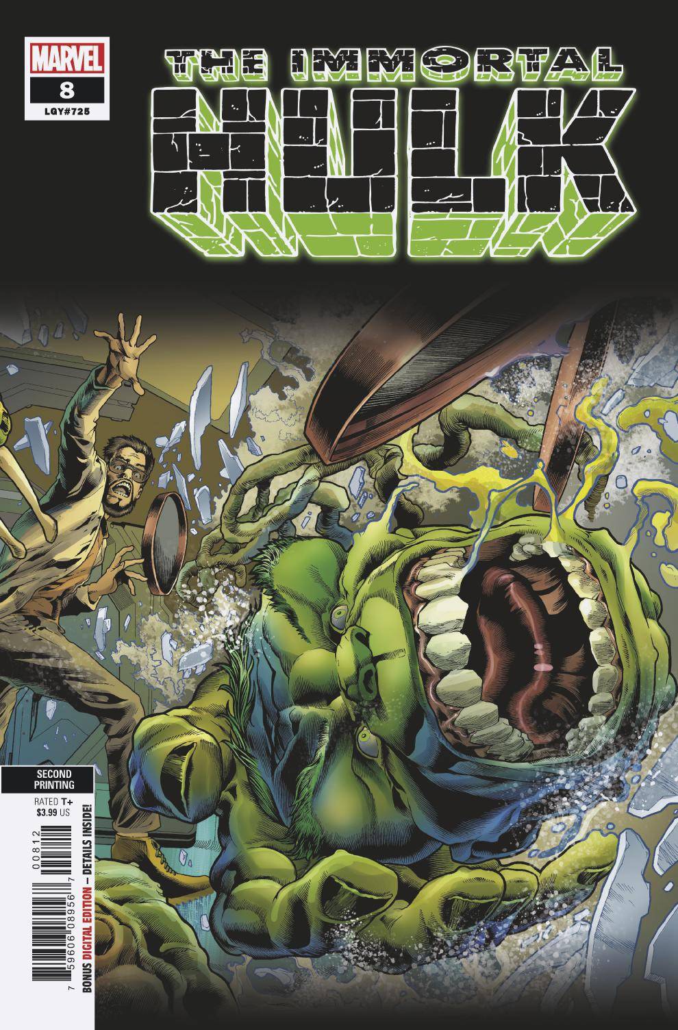 Immortal Hulk #8 2nd Printing Bennett Variant (2018)