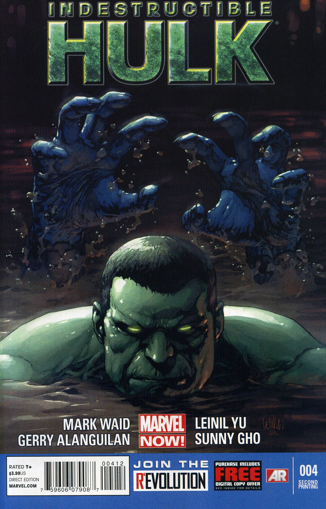 Indestructible Hulk #4 2nd printing (2012)