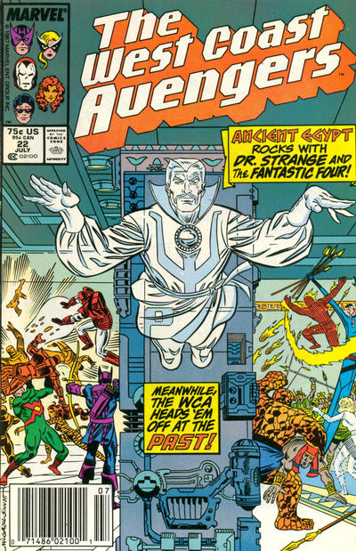 West Coast Avengers #22 [Newsstand]