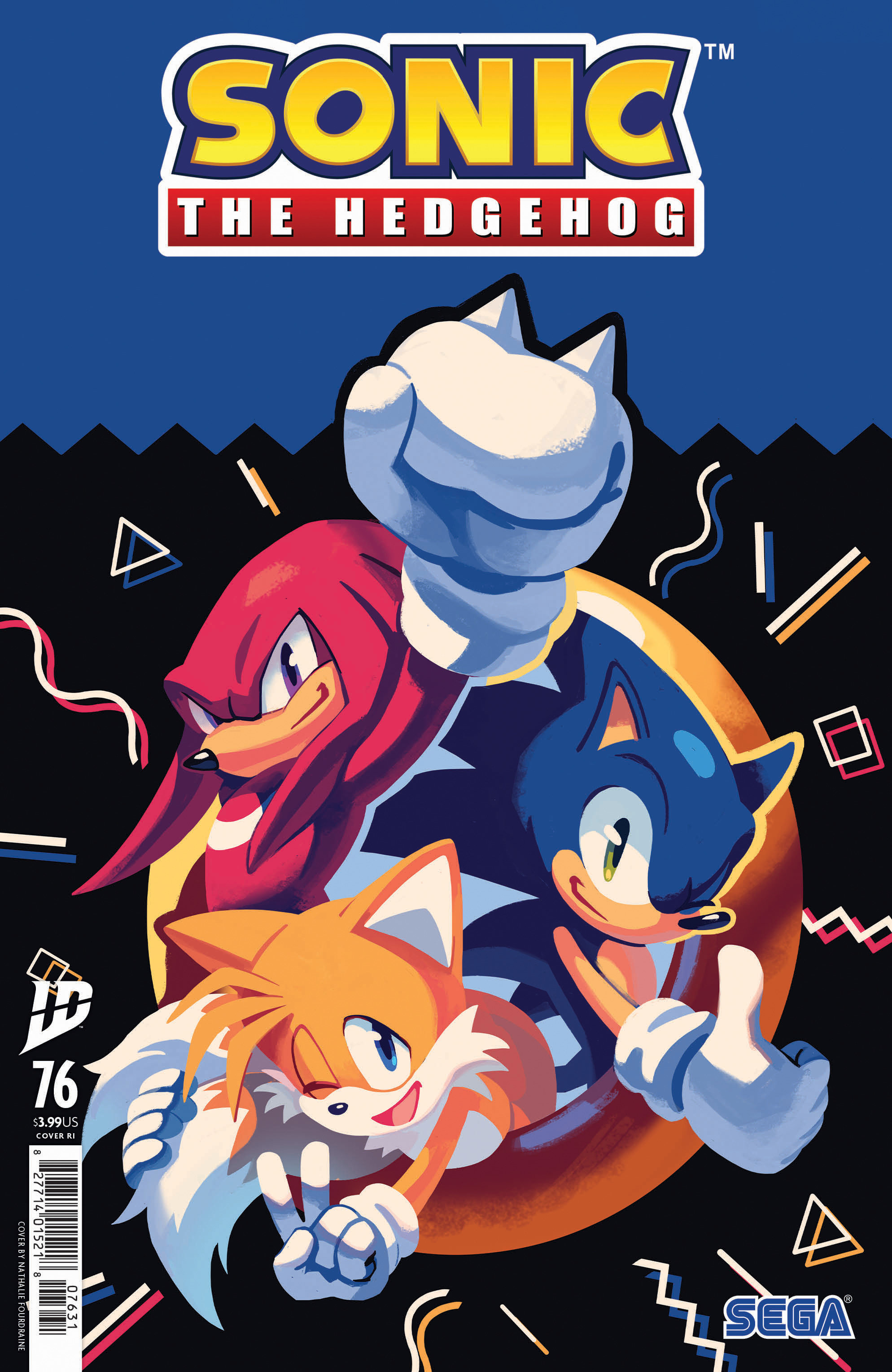 Sonic the Hedgehog #76 Cover Fourdraine 1 for 10 Variant