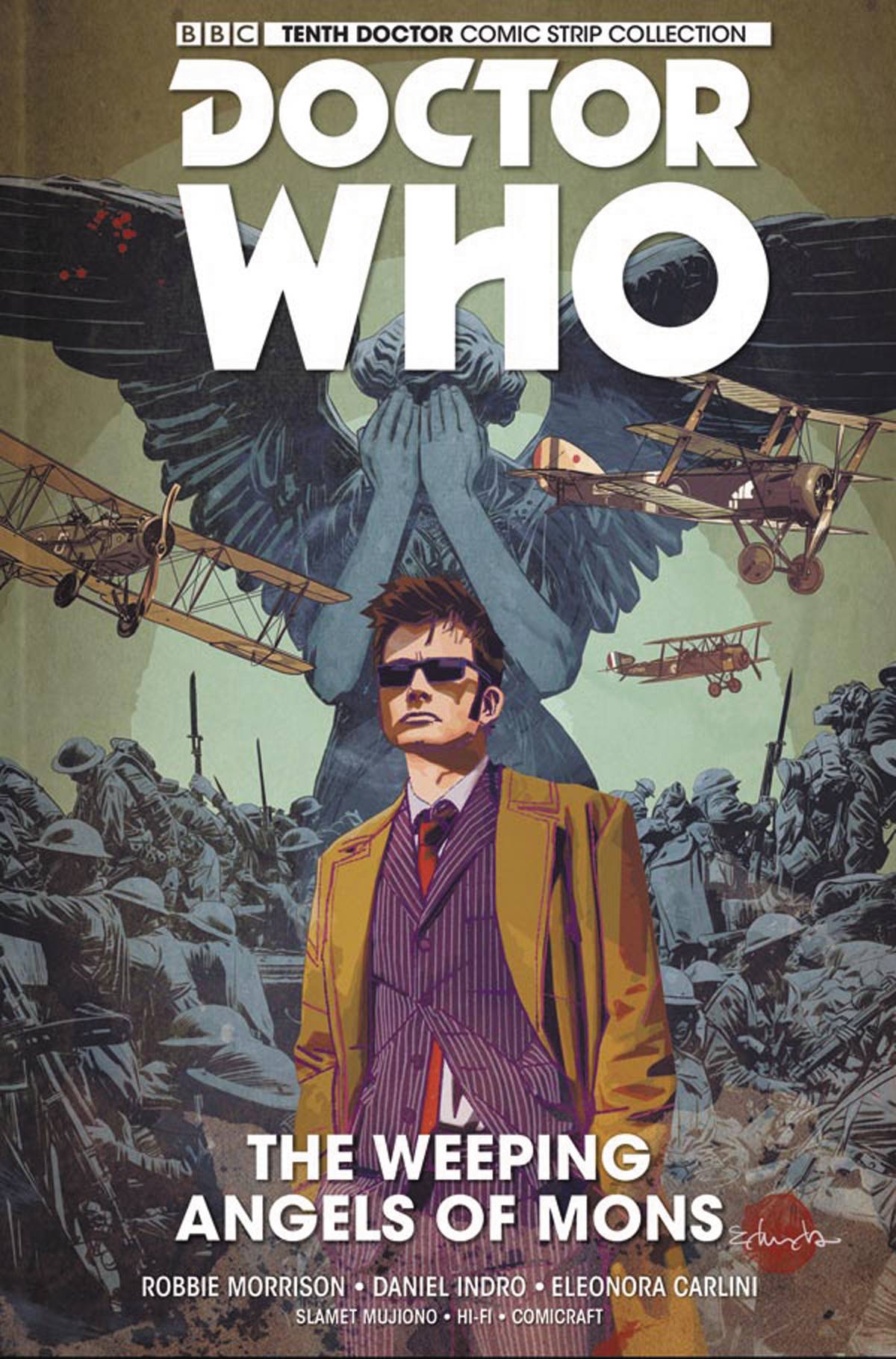 Doctor Who 10th Doctor Graphic Novel Volume 2 Weeping Angels of Mons
