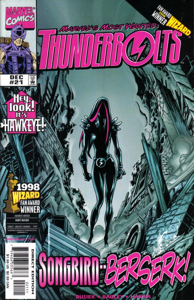 Thunderbolts #21-Very Fine