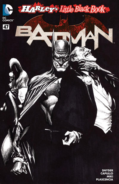 Batman #47 [Harley's Little Black Book Alex Ross Black & White Cover]-Near Mint (9.2 - 9.8)