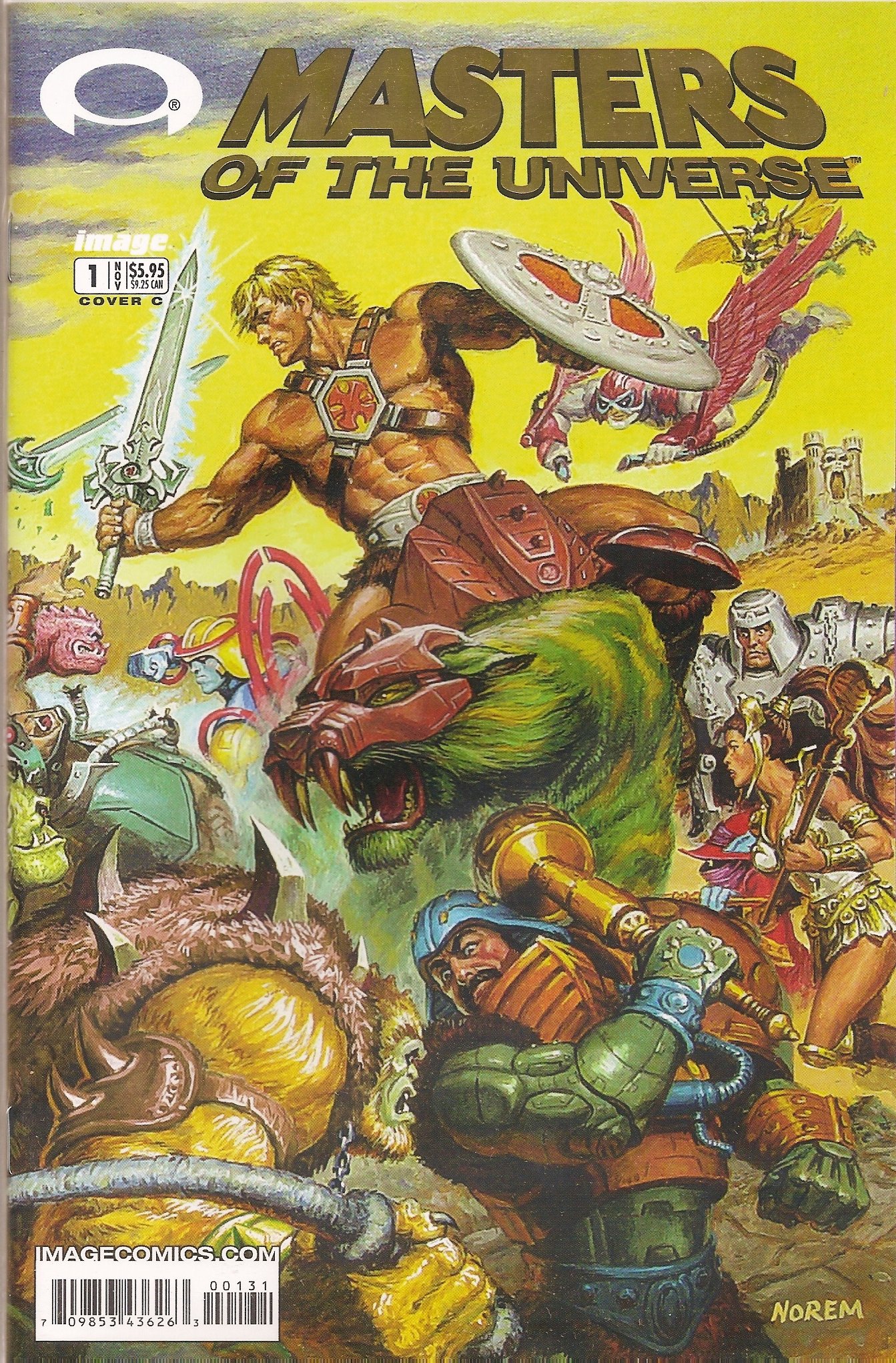 Masters of the Universe Norem Cover #1