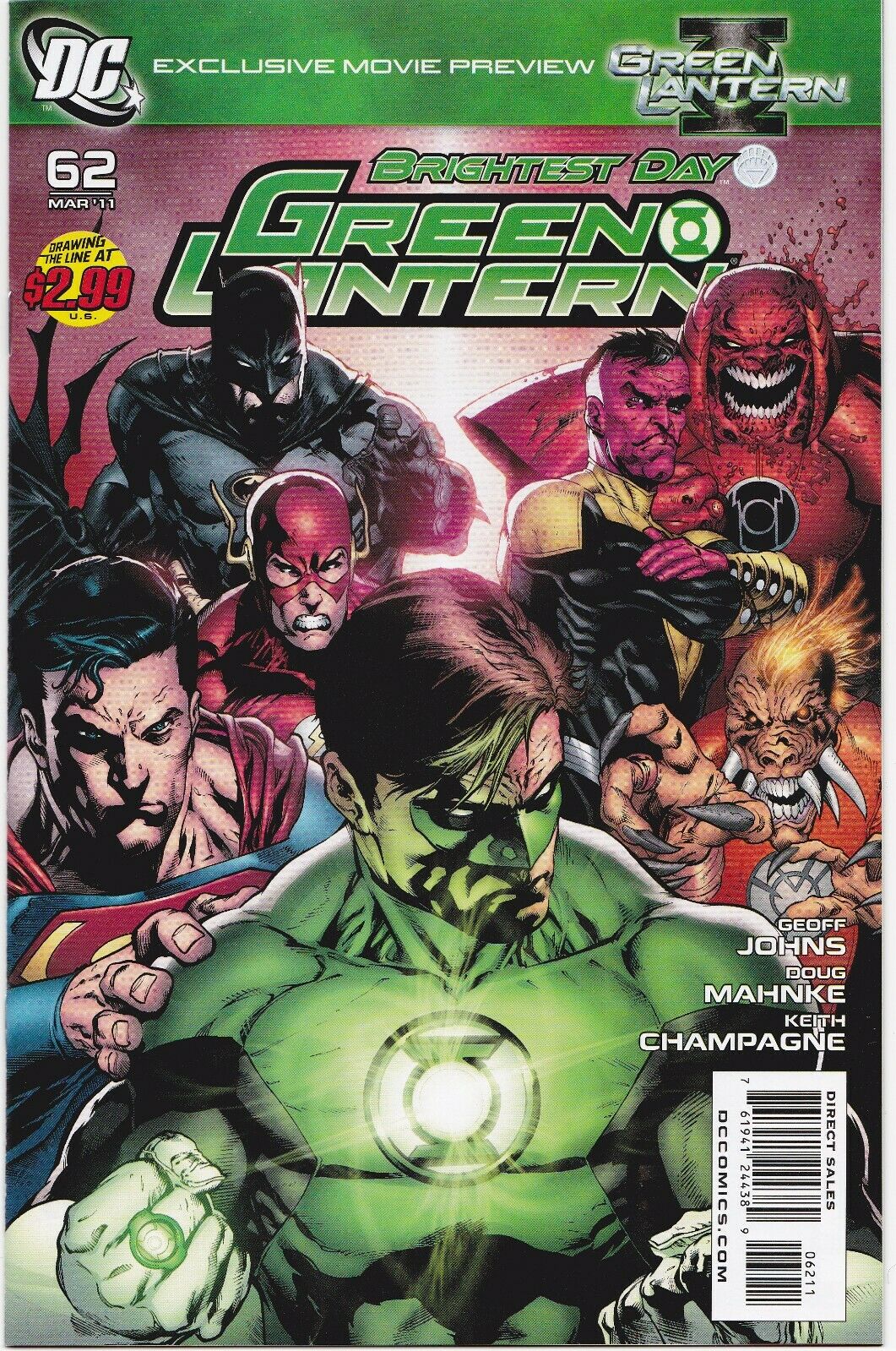 Green Lantern #62 (Brightest Day) (2005	)