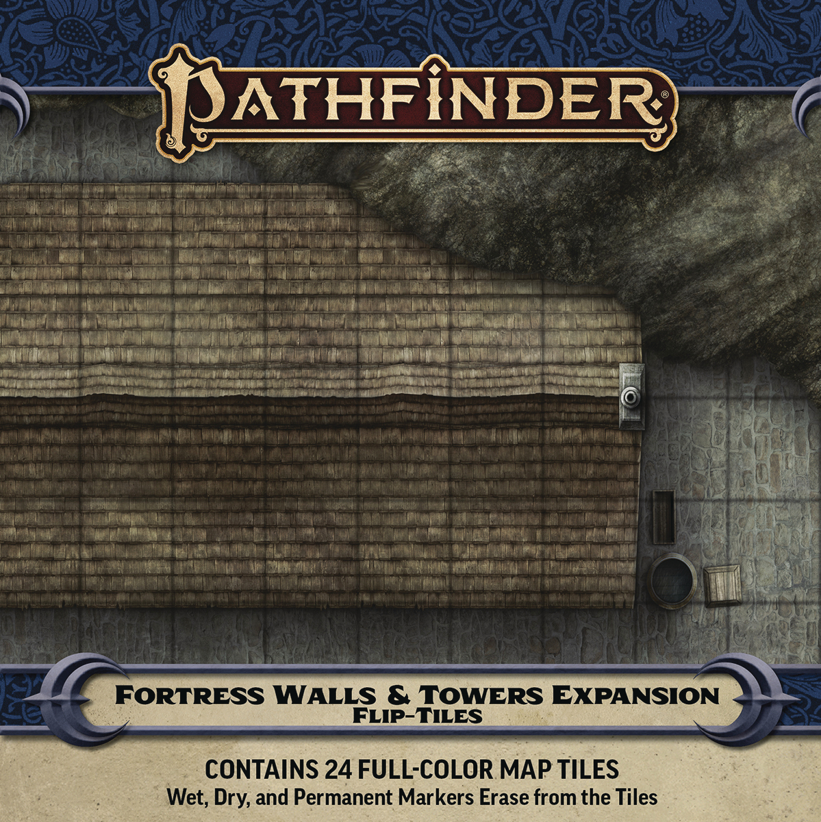 Pathfinder Flip-Tiles Fortress Walls & Towers Expansion