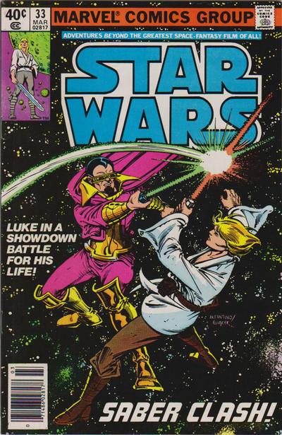 Star Wars #33 [Newsstand](1977)- Vg/Fn 5.0