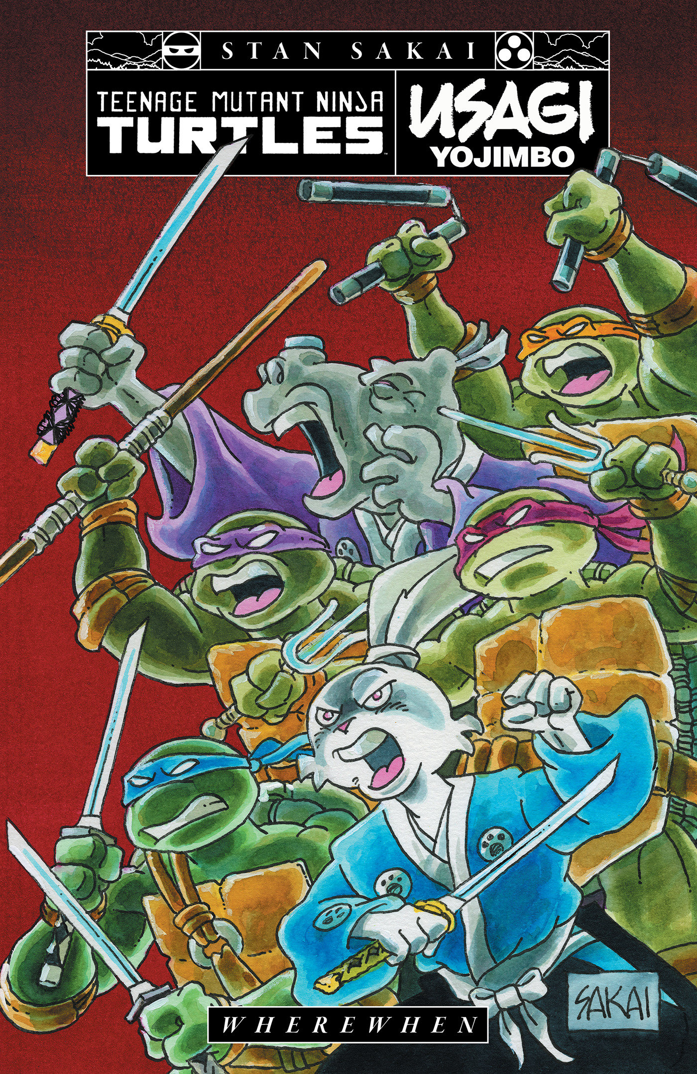 Teenage Mutant Ninja Turtles/Usagi Yojimbo Graphic Novel WhereWhen