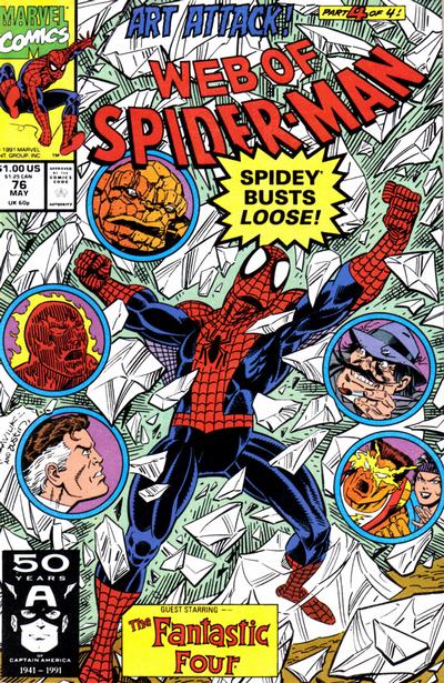 Web of Spider-Man #76 [Direct](1985)-Very Fine (7.5 – 9)