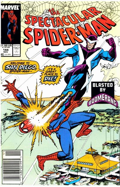 The Spectacular Spider-Man #144 [Newsstand]-Very Good (3.5 – 5)