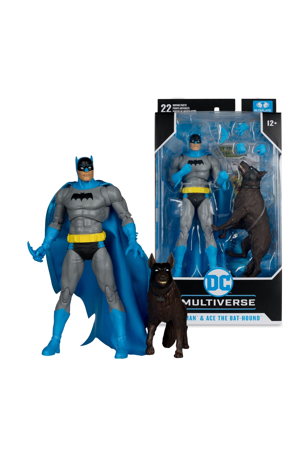 DC Multiverse Batman And Ace The Bat-Hound Silver Age 7-Inch Scale Action Figure