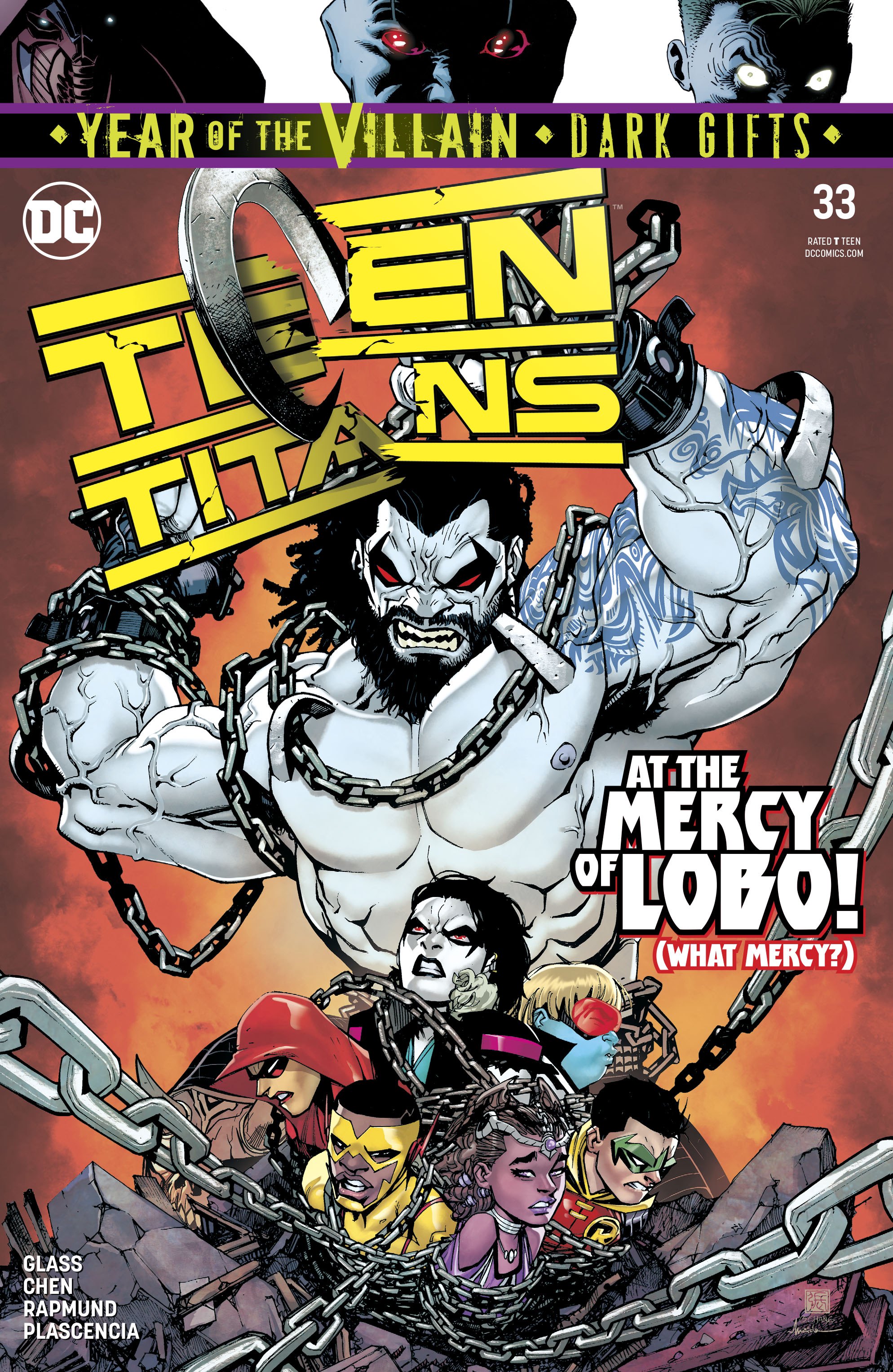 Teen Titans #33 Year of the Villain Dark Gifts (2016)