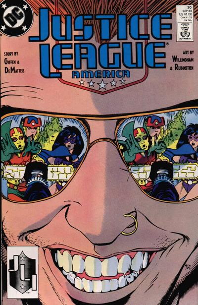 Justice League America #30 [Direct]-Fine (5.5 – 7) (1987)