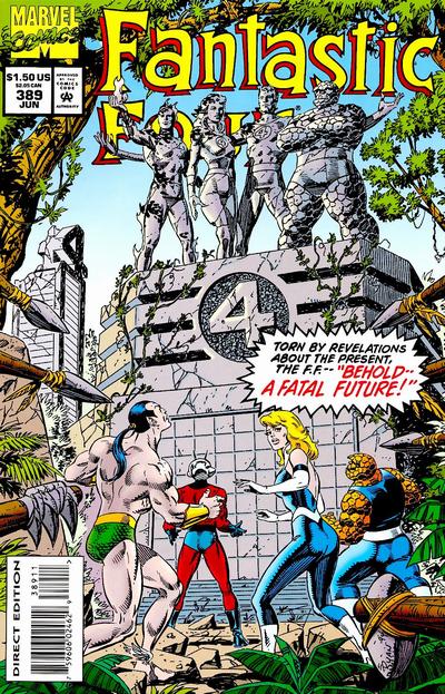 Fantastic Four #389 [Direct Edition]-Fine (5.5 – 7)